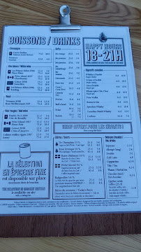 Quebecium bistro - bar - épicerie fine à Paris carte