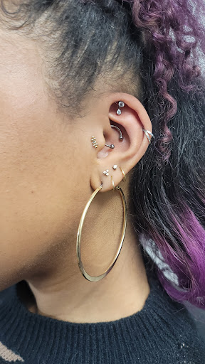 Explore front shoulder tattoo ideas, creative tattoo ideas in Spring City, available at Chaos Piercing