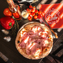 Pizza du Restaurant italien Chez Carlo Cordeliers - Pizzas au feu de bois à Lyon - n°14