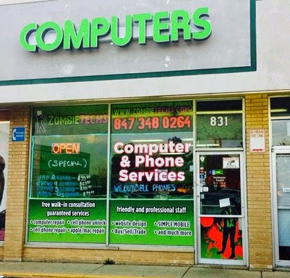 Computer Repair Service «Zombie Techs Computer Repair & Cell Phone Repair», reviews and photos, 831 E Algonquin Rd, Schaumburg, IL 60173, USA