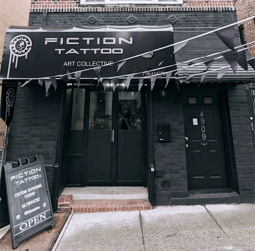 Explore mom & son tattoo ideas, creative tattoo ideas in Woodside, available at Fiction Tattoo Inc.