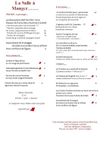 Menu / carte de A Cantina Comptoir Corse à Lyon