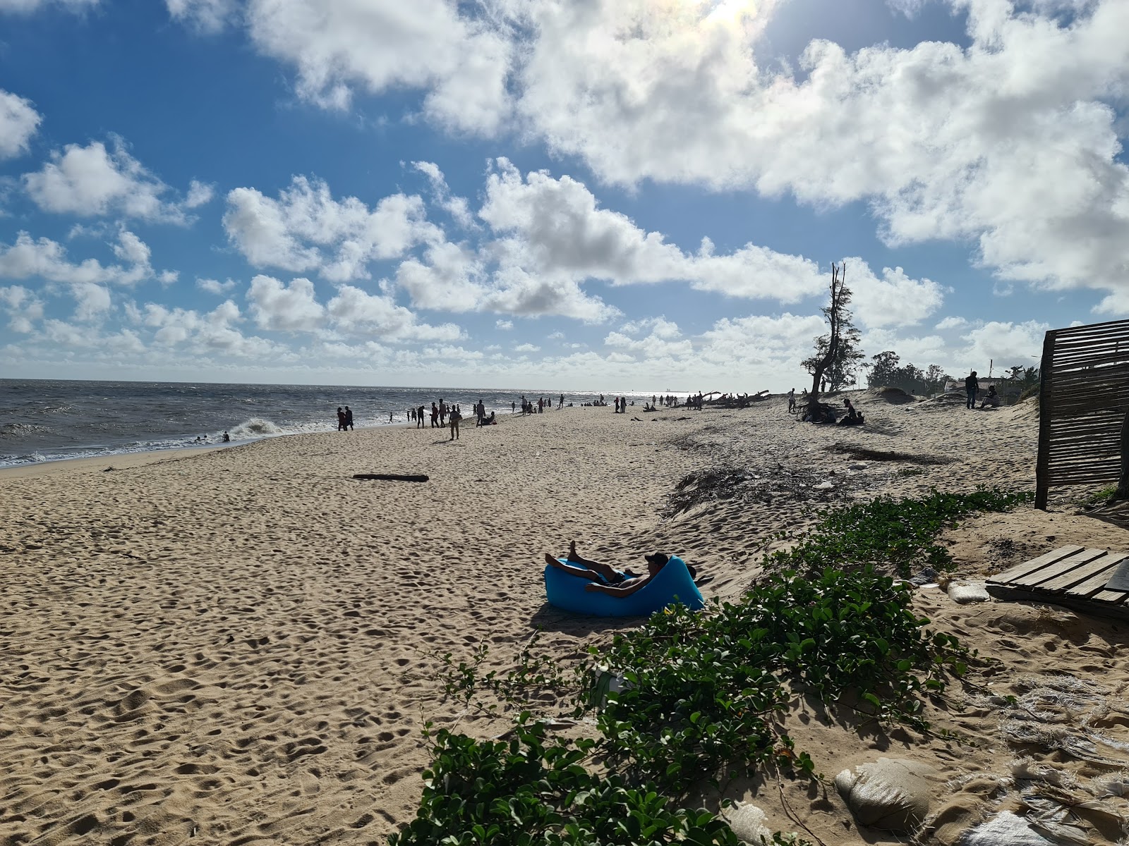 Foto van Beira Beach met hoog niveau van netheid