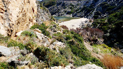Photo de Platja de Neganta avec baie spacieuse