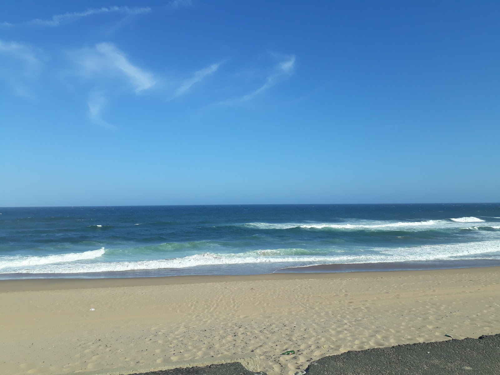 Photo of Brighton beach with long straight shore