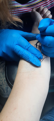 Explore chest to sleeve tattoo ideas, creative tattoo ideas in Houston, available at 713 Tattoo Parlour