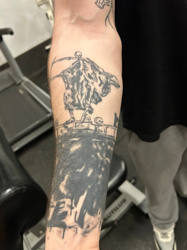 Explore nepal tattoo ideas, creative tattoo ideas in Hays, available at Blue Light Body Arts