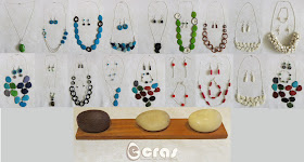 ECRAS tagua and silver jewelry - joyas de tagua y plata