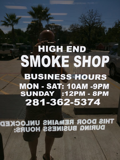 Tobacco Shop «High End Smoke Shop And E-Cig», reviews and photos, 1523 Rayford Rd b, Spring, TX 77386, USA