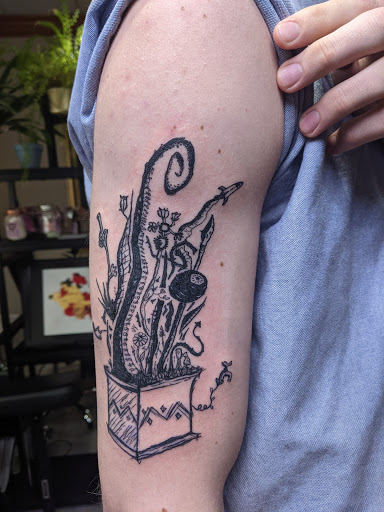 Explore tattoo ideas italian, creative tattoo ideas in Grand Rapids, available at Sparrows Nest Tattoo Studio