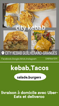 Restauration rapide City Kebab Guilherand-Granges à Guilherand-Granges - menu / carte