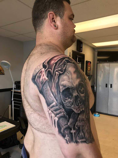 Explore colter wall tattoo ideas, creative tattoo ideas in Reno, available at My Religion Tattoo - No Piercing