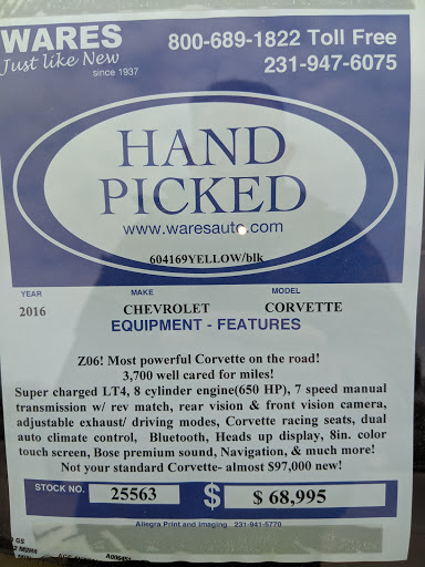 Used Car Dealer «Wares Auto Sales», reviews and photos, 720 E Eighth St, Traverse City, MI 49686, USA