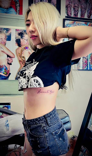 Explore flower foot tattoo ideas, creative tattoo ideas in Garden Grove, available at Anna Hang Tattoo