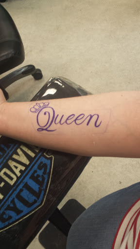Explore pitbull dog tattoo ideas, creative tattoo ideas in Pikeville, available at Sacred Mountain Tattoo