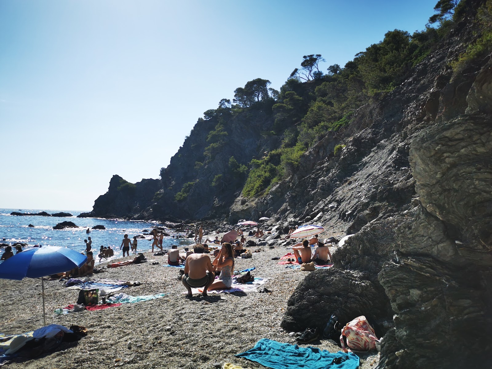 Foto di Plage du Mont Salva con una costa dritta
