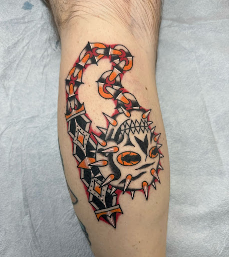 Explore bastet tattoo ideas, creative tattoo ideas in Everett, available at Sunken Ship Tattoos