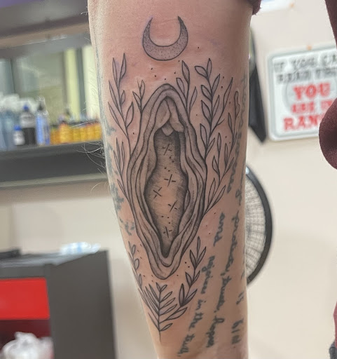 Explore hip tattoo ideas for women, creative tattoo ideas in Galveston, available at Body Language Tattoo & Piercing Studio