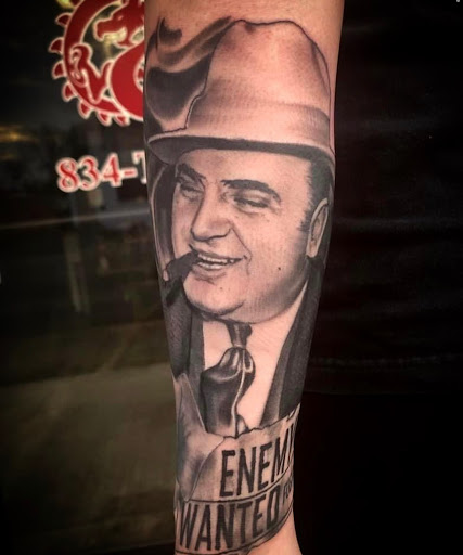 Explore hell tattoo ideas, creative tattoo ideas in Buffalo, available at True Gloom Tattoo Studio