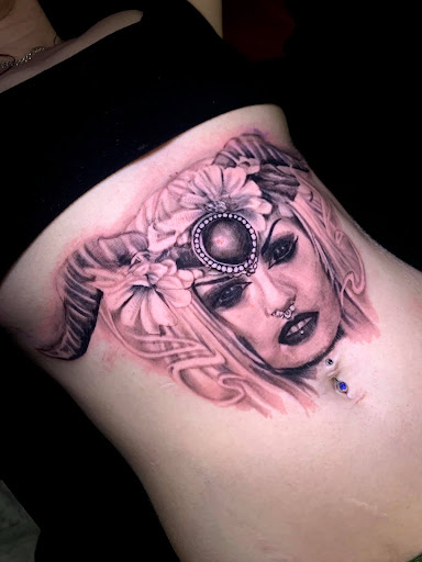 Explore opium tattoo ideas, creative tattoo ideas in San Antonio, available at Firme Copias Tattoo Studio