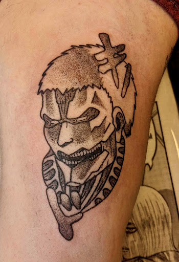 Explore chest to sleeve tattoo ideas, creative tattoo ideas in Spartanburg, available at The Gallery Tattoo Shop Spartanburg