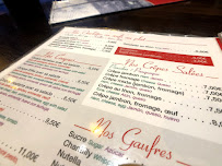 Eiffel Café à Paris menu
