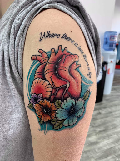 Explore full head tattoo ideas, creative tattoo ideas in Medina, available at Canalside Tattoo Company