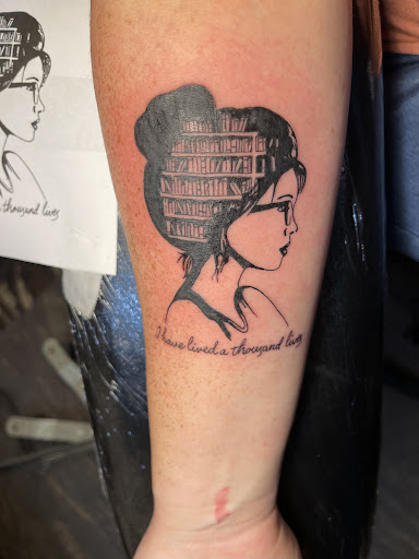 Explore tattoo ideas from books, creative tattoo ideas in Jersey City, available at Heart in Mind Tattoo