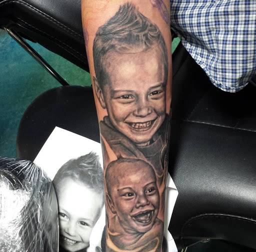 Explore engine tattoo ideas, creative tattoo ideas in Atlanta, available at Golden Anchor Tattoo