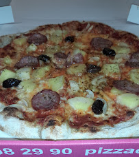 Salami du Pizzeria PIZZA DELOS Bio Besançon à Besançon - n°2