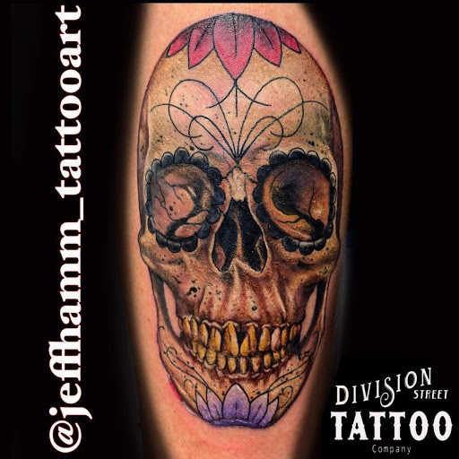 Explore head tattoo ideas for guys, creative tattoo ideas in Mount Juliet, available at Division Street Tattoo Company