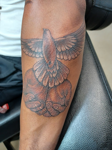 Explore banana tattoo ideas, creative tattoo ideas in Alexandria, available at Turtles Ink
