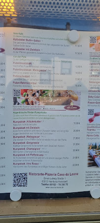 Casa da Leone à Hainburg menu