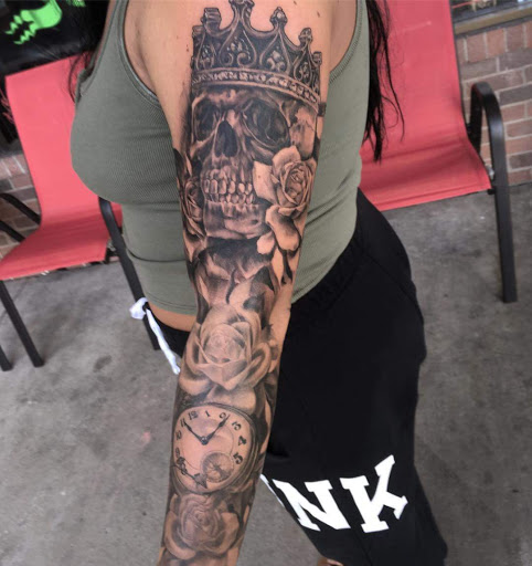 Explore pacemaker tattoo ideas, creative tattoo ideas in Georgetown, available at White Dog Tattoo