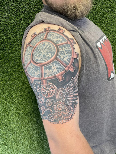 Find ideas for men tattoos for your next unique tattoo in Cocoa at Rorschach Tattoo Shop and Piercing Studio