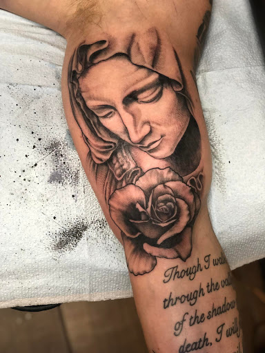 Explore simple bear tattoo ideas, creative tattoo ideas in New Orleans, available at SwampWater Studio, LLc