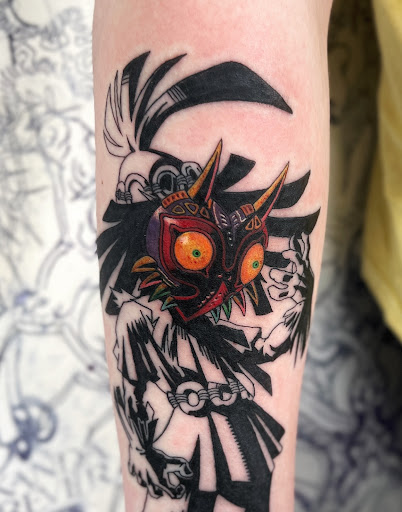 Explore st christopher tattoo ideas, creative tattoo ideas in Anchorage, available at Ultra Violence Tattoo co.