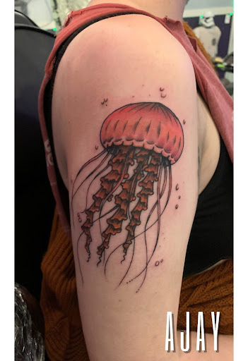 Explore tattoo ideas for men black, creative tattoo ideas in Benton, available at Relics Tattoo Studio