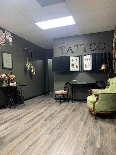 Explore gladiolus tattoo ideas, creative tattoo ideas in Pendleton, available at Just Another Hole in the Wall Tattoo