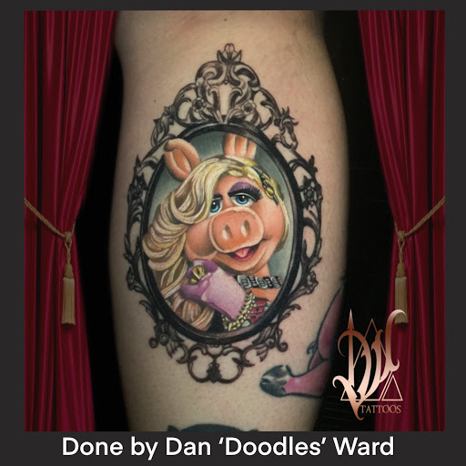 Explore tattoo wolf ideas, creative tattoo ideas in Edison, available at Rorschach Gallery