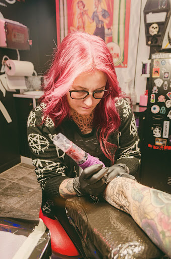 Explore ideas for tattoo sleeves, creative tattoo ideas in Harrah, available at Gypsy Blood Body Art Studio