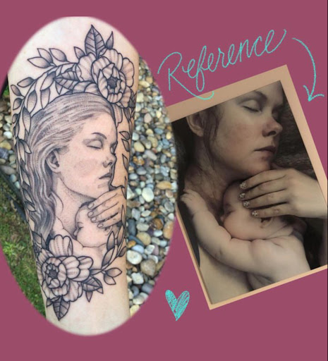 Explore tattoos for your mom ideas, creative tattoo ideas in Fairview, available at Ink Angel Studios