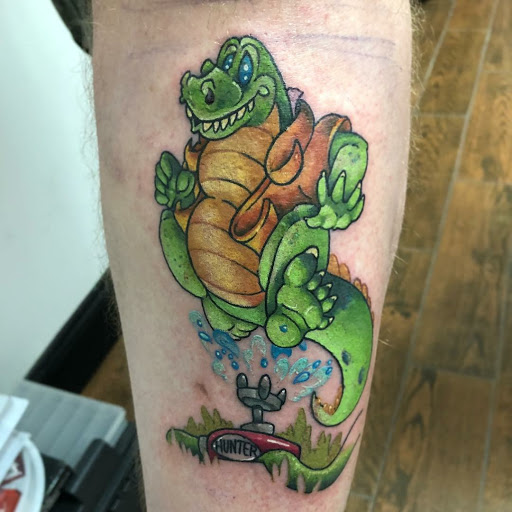 Explore wednesday addams tattoo ideas, creative tattoo ideas in Arlington, available at Urbans Tattoo & Piercing Studio South