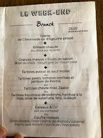 Restaurant brunch Mignon Café à Paris (la carte)