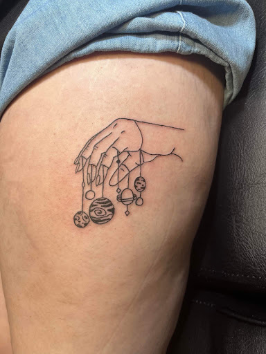 Explore racoon tattoo ideas, creative tattoo ideas in Williamston, available at Inkd Tattoo Parlor