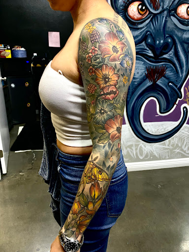 Explore stitch tattoo ideas for ladies, creative tattoo ideas in Anaheim, available at Social Ink House