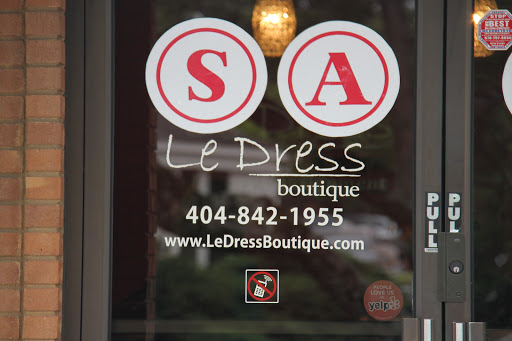 Bridal Shop «Le Dress Boutique, Discount Wedding and Evening Dresses», reviews and photos, 206 Johnson Ferry Rd, Sandy Springs, GA 30328, USA