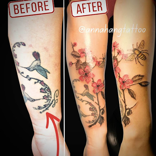 Explore realistic tattoo ideas, creative tattoo ideas in Garden Grove, available at Anna Hang Tattoo