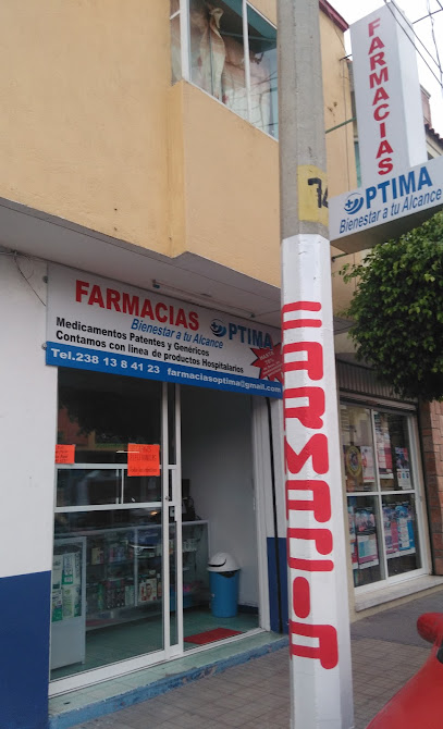 Farmacias Optima Calle 4 Nte 237, Ignacio Zaragoza, 75750 Tehuacan, Pue. Mexico