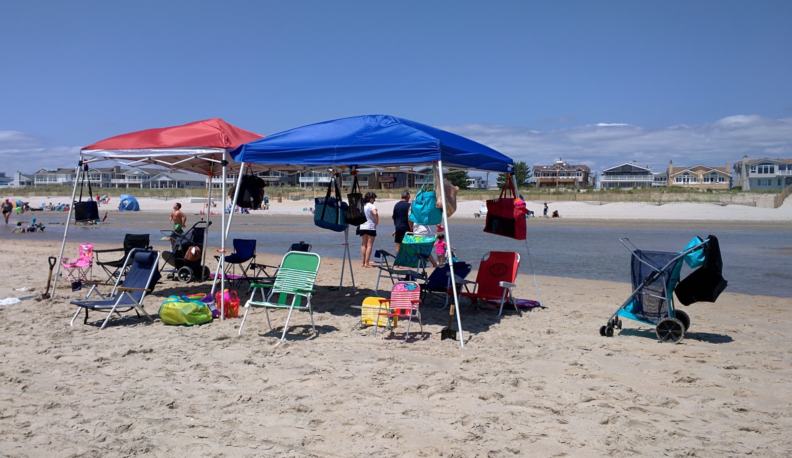 Foto van Peck Beach en de nederzetting